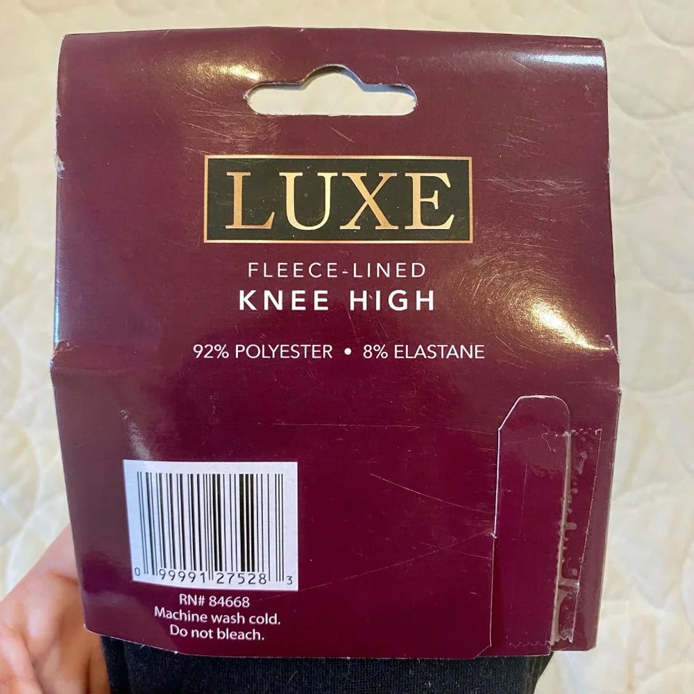 2-Pack of Fleece-Lined Knee-Highs